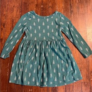 Cat & Jack Toddler Girls Dress Christmas Trees